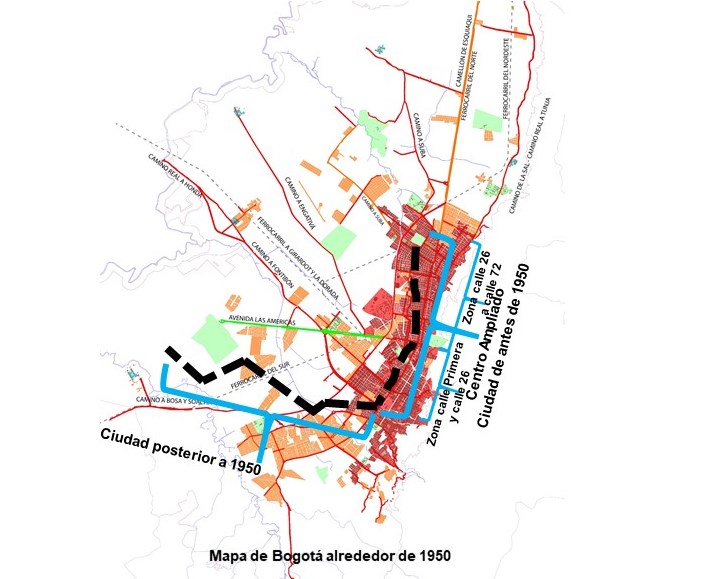 Los sustratos históricos urbanos que atravesaría el metro elevado (aporte 3)